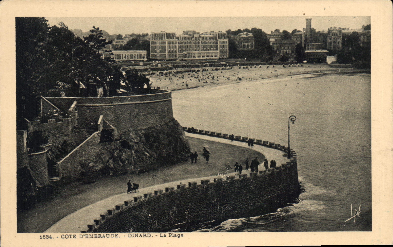 CPA Cote d'Emeraude Dinard La Plage 