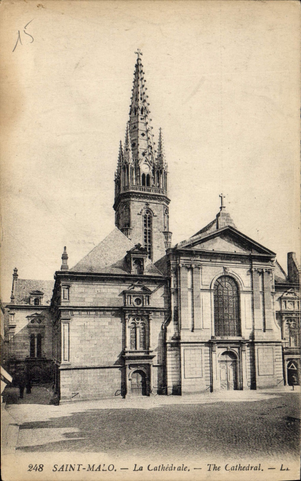 CPA Saint Malo La Cathedrale 