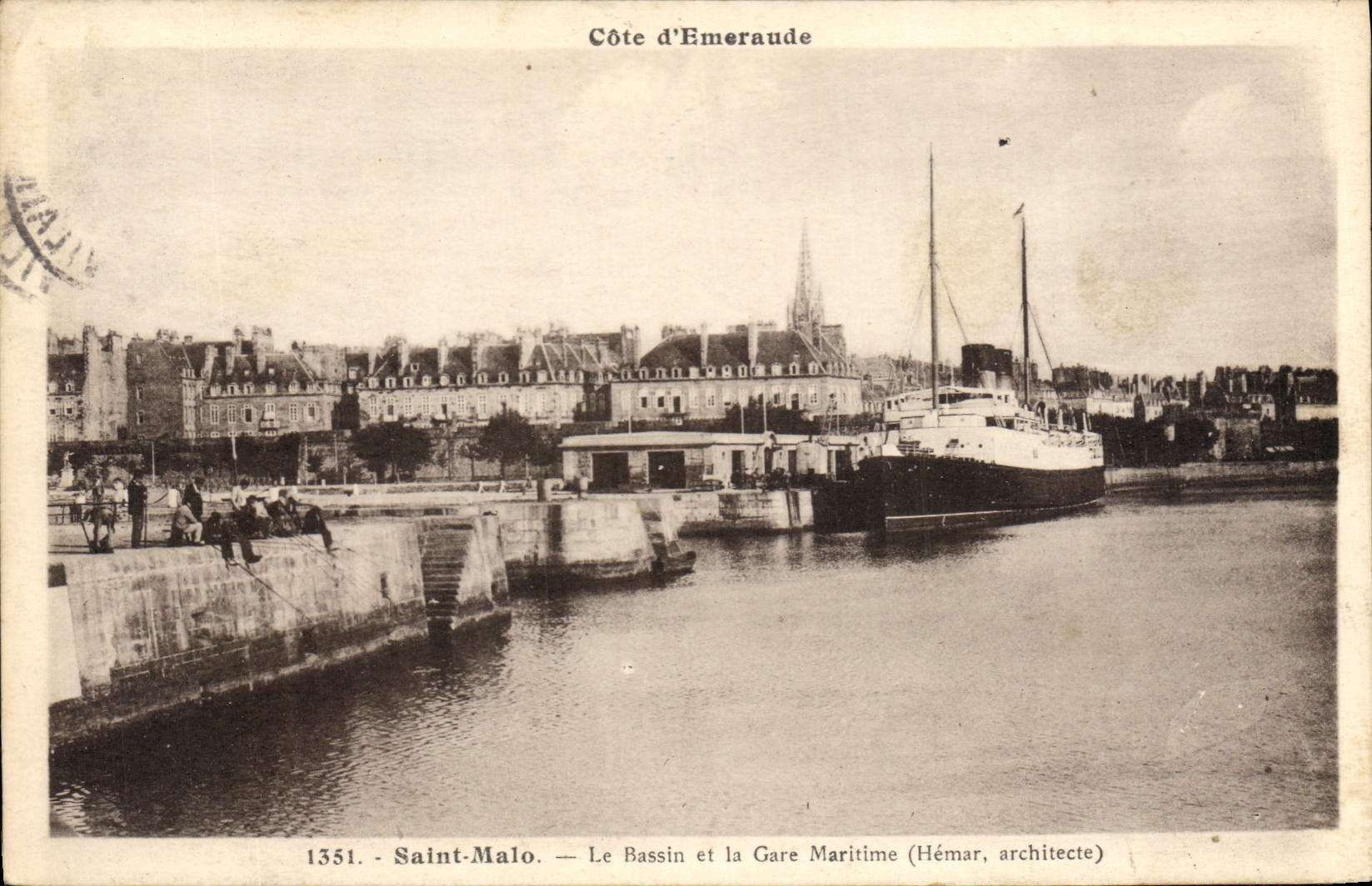 Saint-Malo — The Basin and the Maritime Station (Hémard, architect) — Emerald Coast
