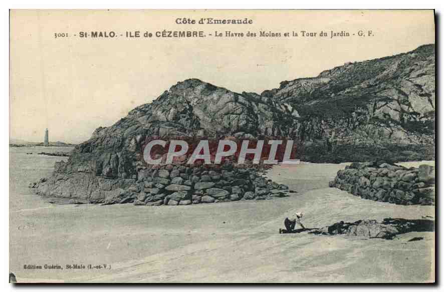 Côte d'Emesande - Le Havre des Moines et la Tour du Jardin - Édition Guérin, St-Malo (L.-et-V.)