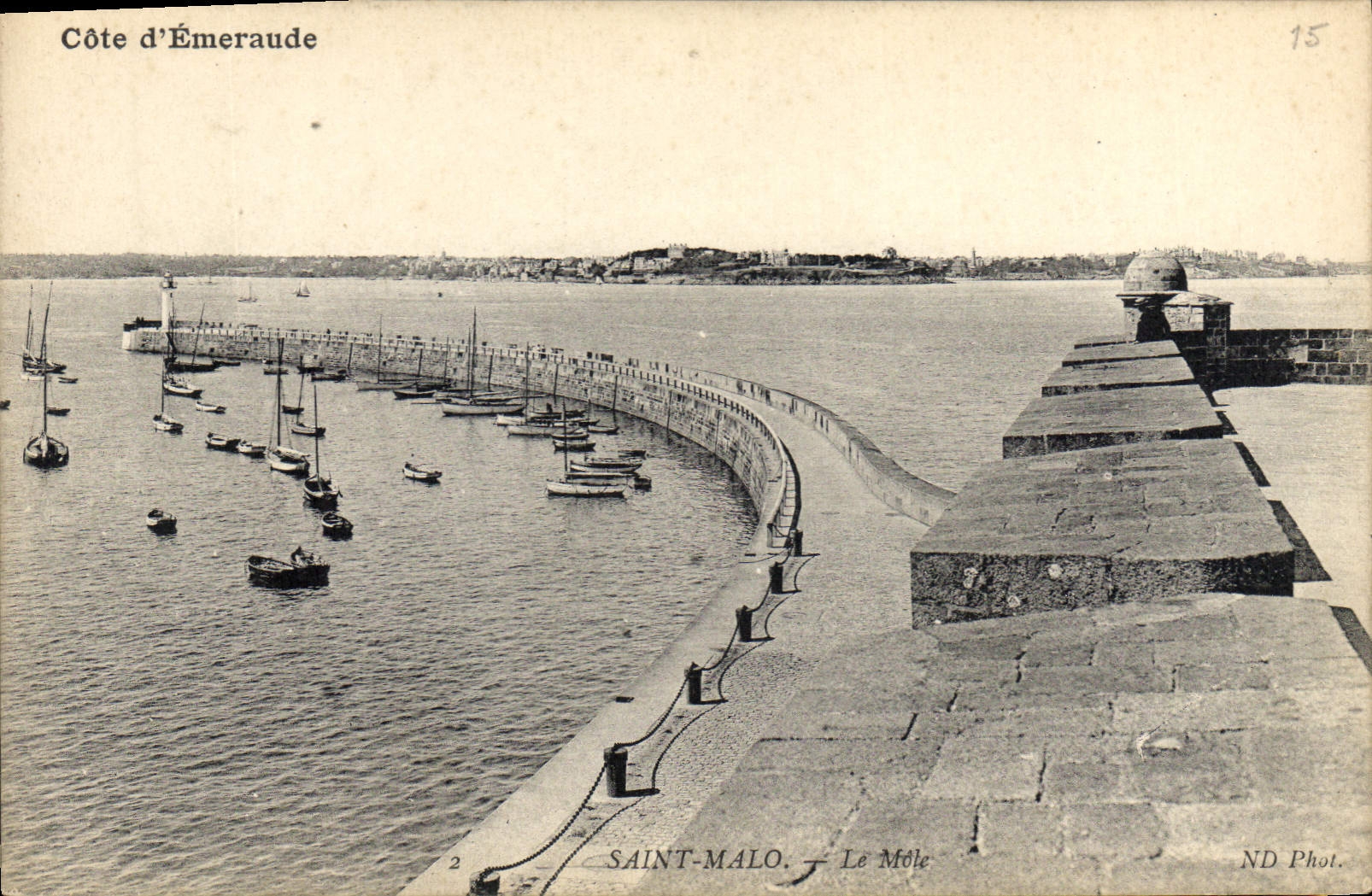 Saint-Malo — Le Môle — Côte d'Émeraude — ND Phot. n°15
