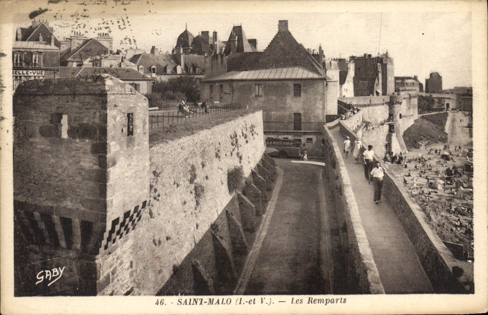 Saint-Malo (I.-et V.) — Les Remparts — Édition Gaby