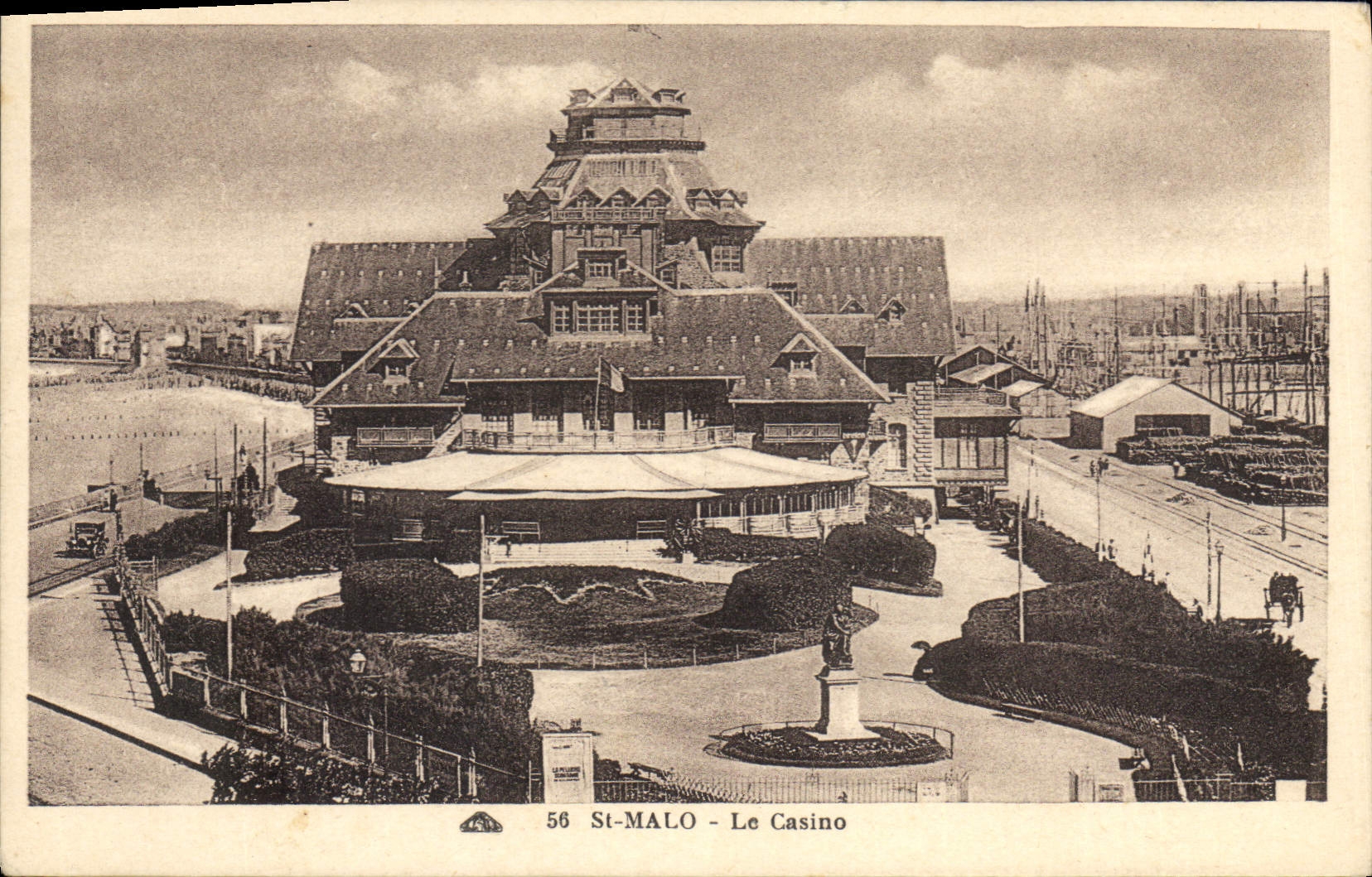 St-Malo - Le Casino — vue panoramique — série 56