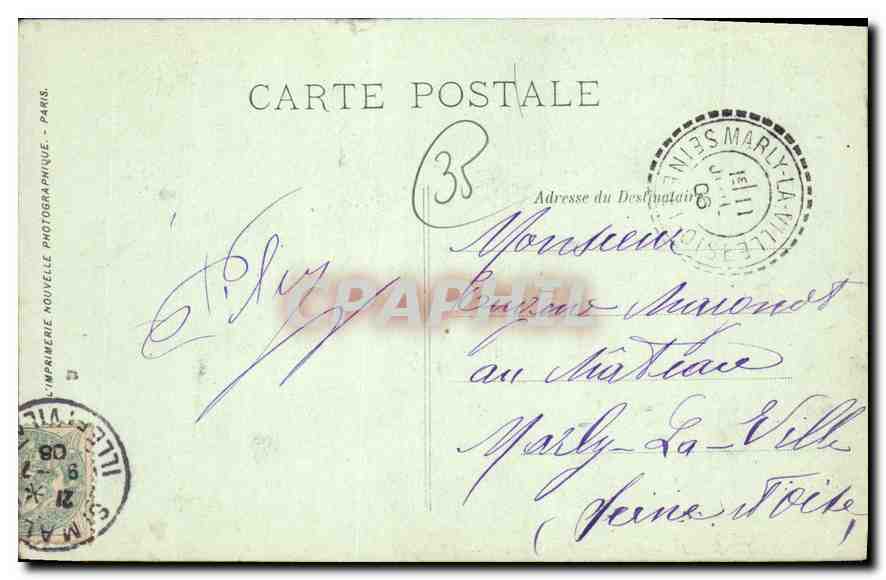 Saint-Malo — La Plage Bon-Secours — LL. N° 142 — Achterkant