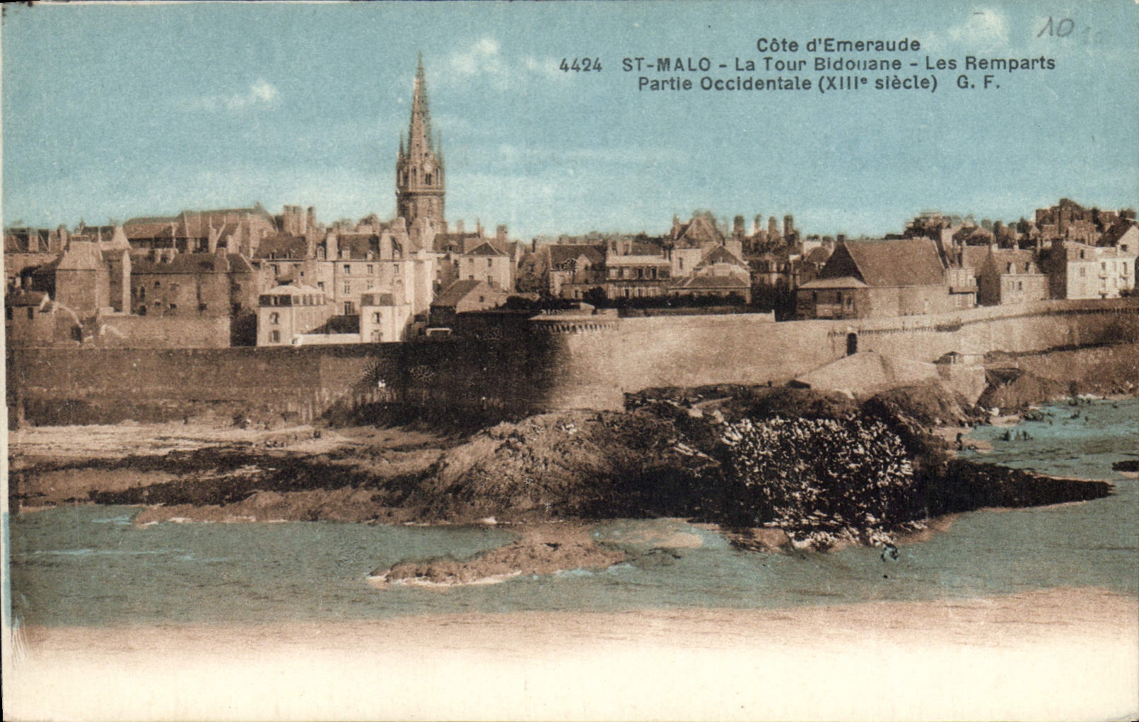 St-Malo - La Tour Bidouane - Les Remparts (XIIIe siècle) — G.F. — n° 4424