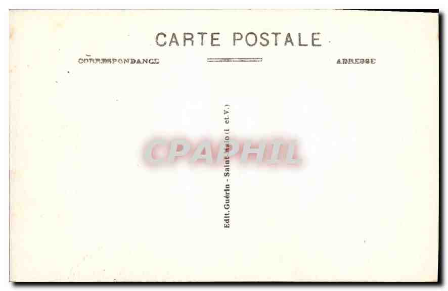 St-Malo - Les Ramparts - Le Môle — Côte d'Émeraude, G.F. n°10 — Reverso