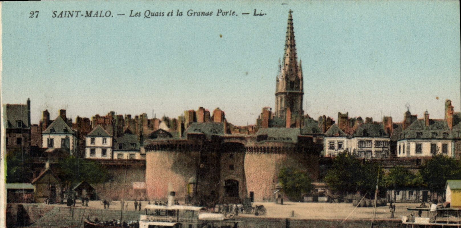 Saint-Malo — Les Quais et la Grande Porte — Lévy Fils & Cie, n°27