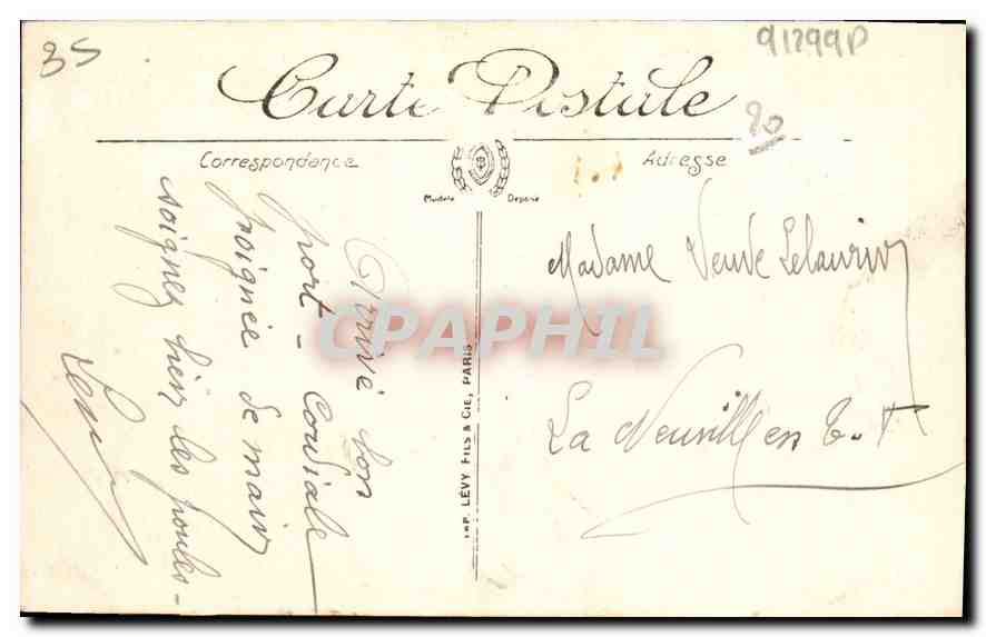 Saint-Malo — Les Quais et la Grande Porte — Lévy Fils & Cie, n°27 — Verso
