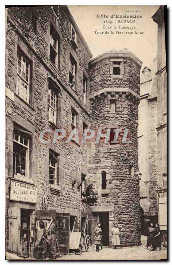 Côte d'Emeraude - Cour la Houssaye - Tour de la Dachesse Anne - St-Malo