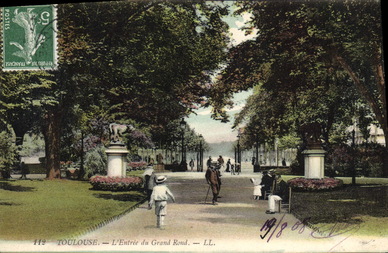 CPA Toulouse l'Entree du Grand Rond 