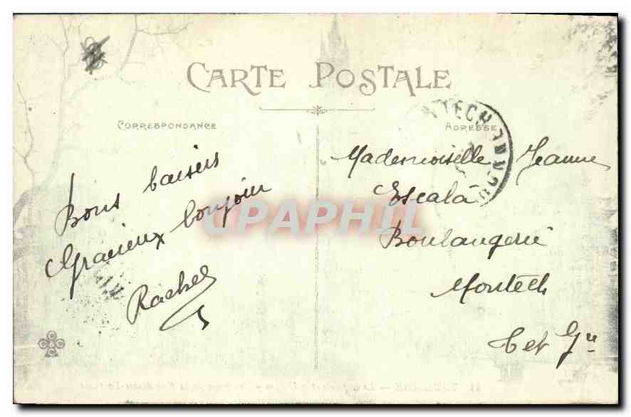 Toulouse — Le Capitole et le Donjon — Vue prise de la Rue Alsace-Lorraine — Reverso
