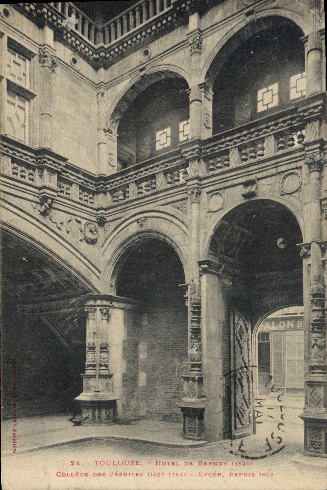 CPA Toulouse Hotel de Bernuy College des Jesuites Lycee