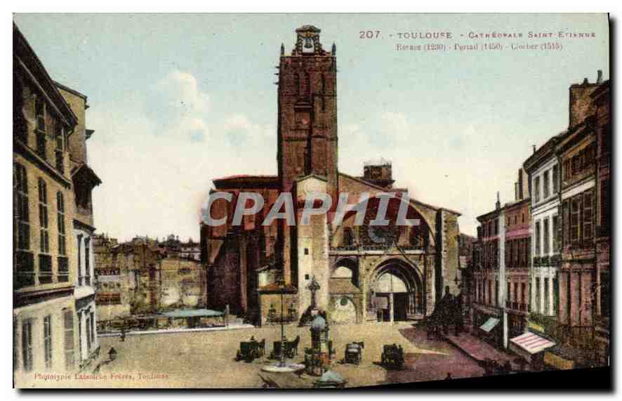 CPA Toulouse Cathedrale Saint Etienne 