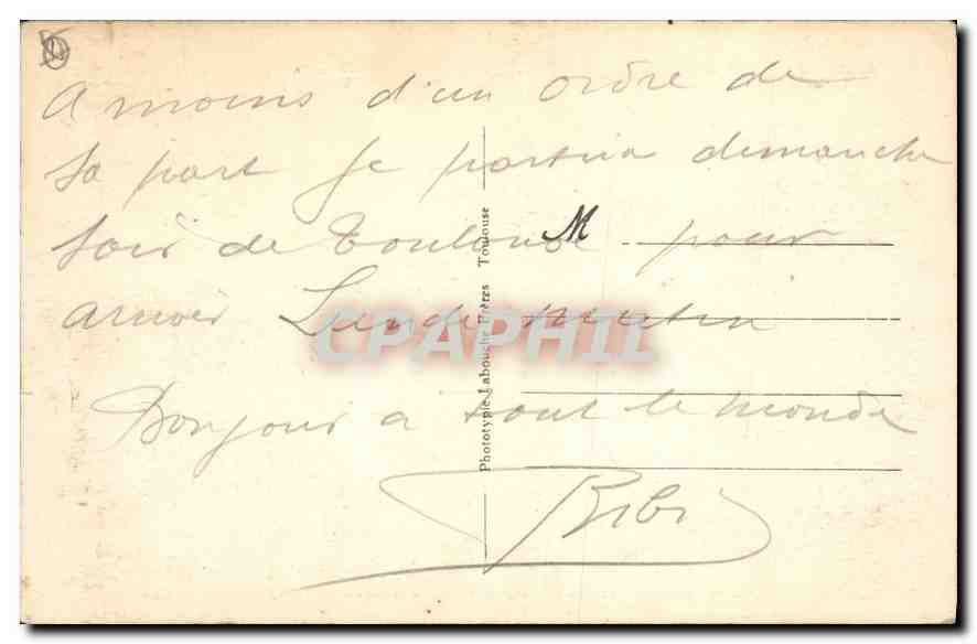 CPA Toulouse ancien college ST Raymond musee archelogique  — Rückseite