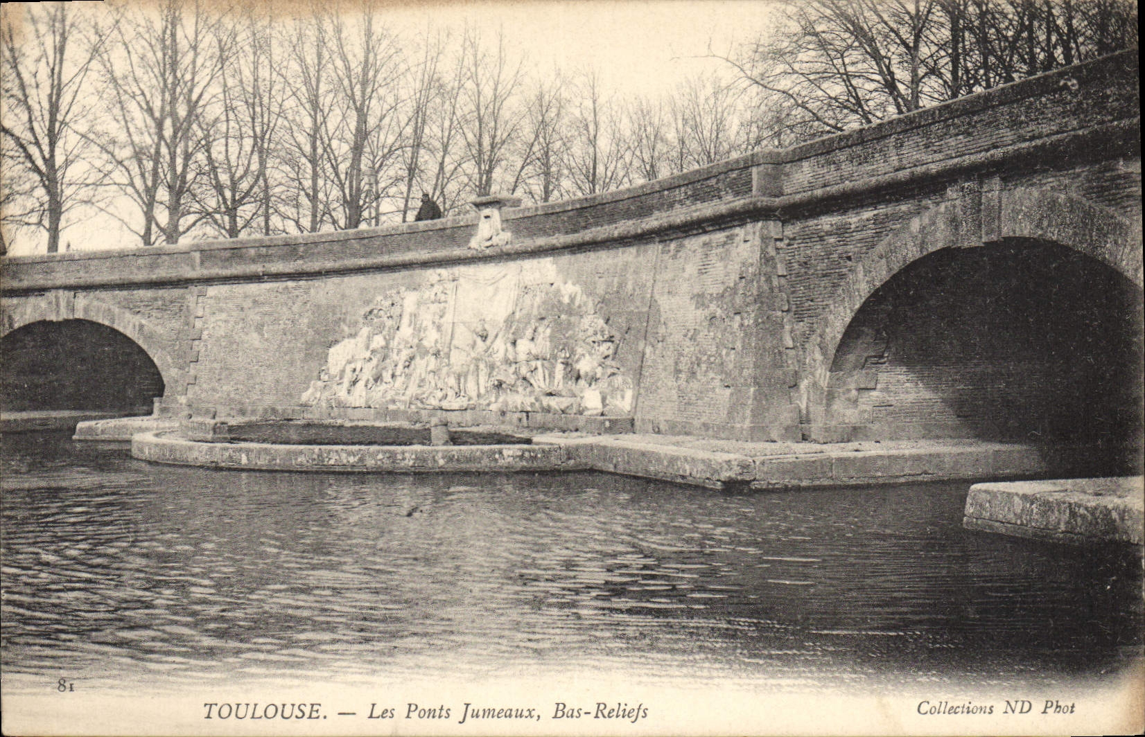Toulouse — Les Ponts Jumeaux, Bas-Reliefs — Collections ND Phot