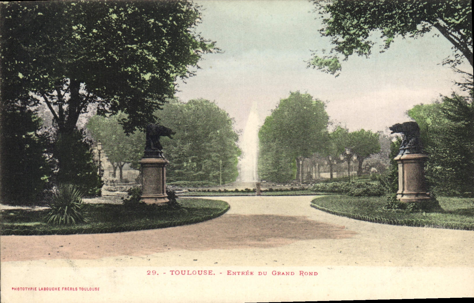 CPA Toulouse Entree du Grand Rond Ours