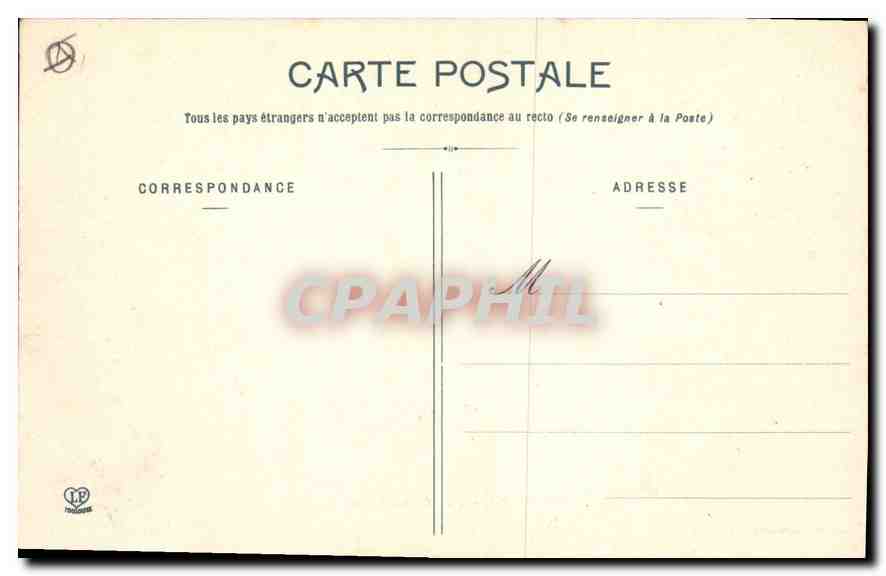 CPA Toulouse Entree du Grand Rond Ours — Rückseite