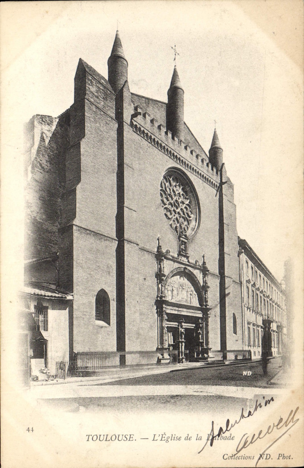 Toulouse — L'Église de la Barbade — Collections ND. Phot. n°44