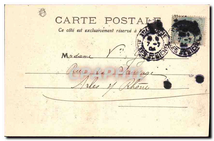 CPA Toulouse Saint Sernin Vue generale  — Verso
