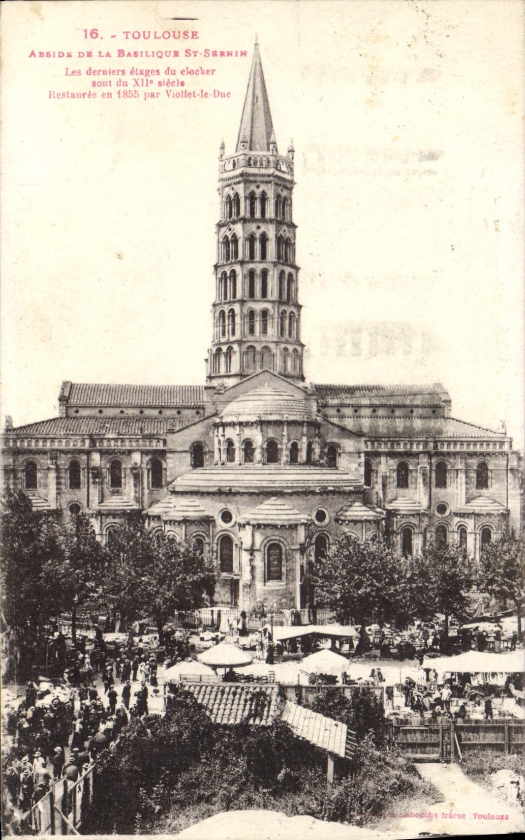Toulouse - Apsis der Basilika Saint-Sernin — Verlag Labèche frères, Toulouse, n°16