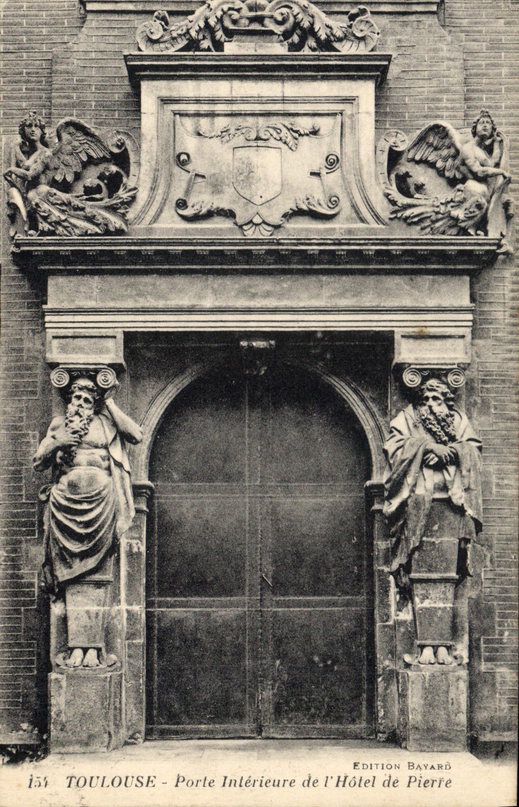 Toulouse - Porte Intérieure de l'Hôtel de Pierre — Édition Bayard, n° 154