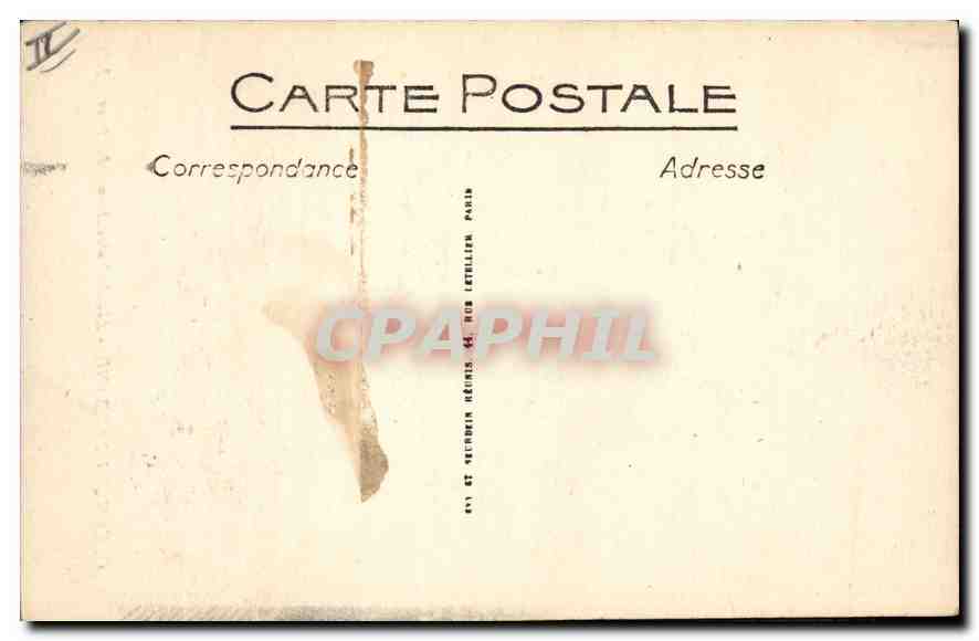 CPA Clermont Ferrand Abside Notre Dame du Port  — Rückseite
