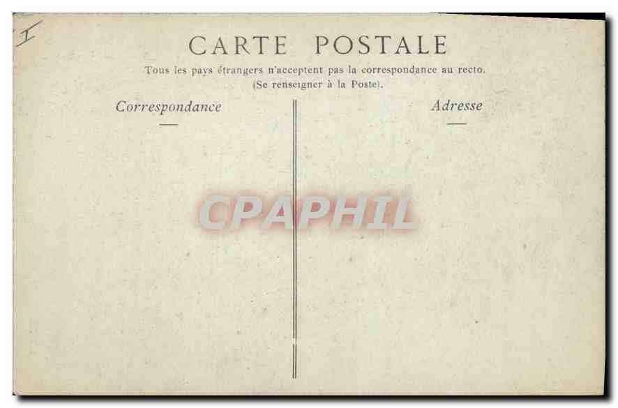 CPA L'Isle Adam Seine et Oise Eglise St Martin le Portail  — Back