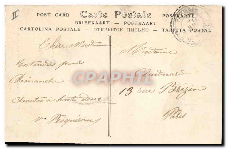 CPA L'Isle Adam S et O Abside de l'Eglise  — Back