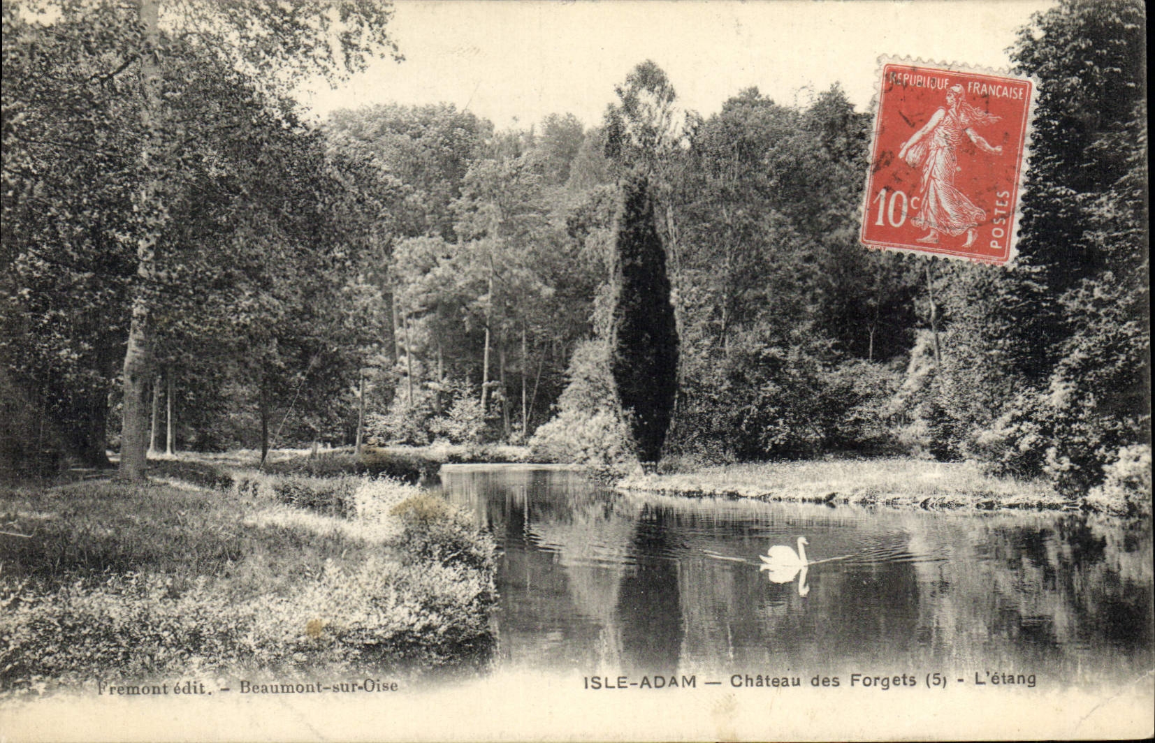 CPA Isle Adam Chateau des Forgets L'Etang 