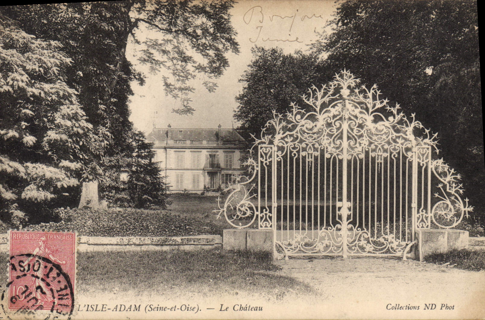 CPA L'Isle Adam S et O Le Chateau 