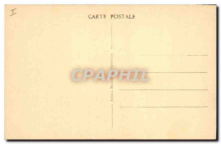 CPA L'Isle Adam S et O La Table de Cassan  — Back
