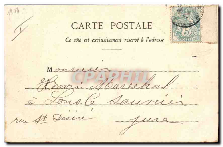 CPA Franchard Mare aux Pigeons  — Back