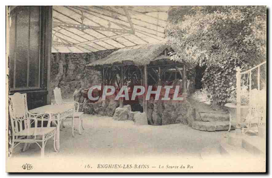 CPA Enghien les Bains La Source du Roi 