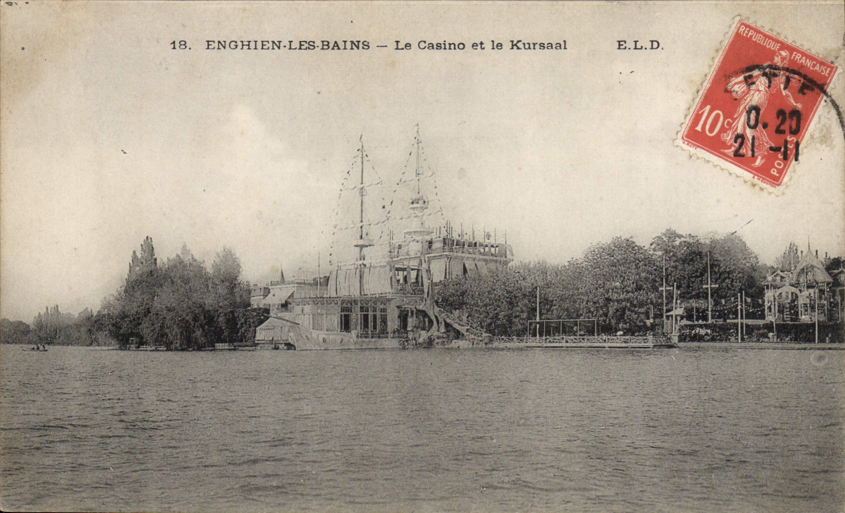 CPA Enghiens les Bains Le Casino et le Kursaal 