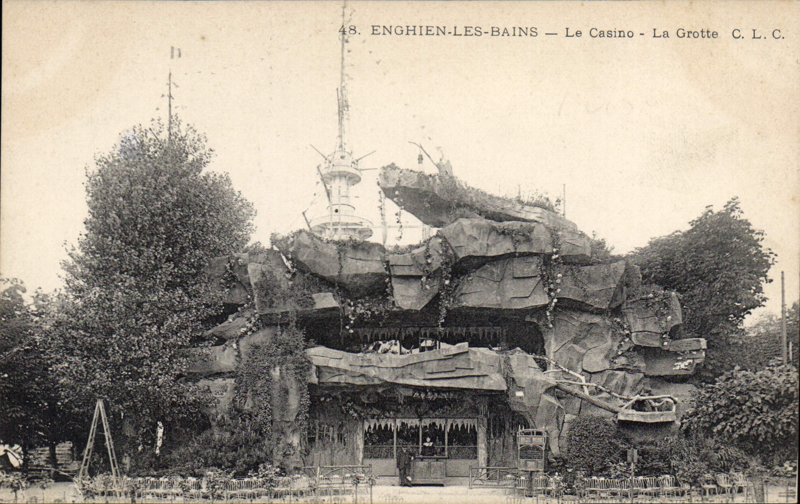 CPA Enghien les Bains Le Casino La Grotte 