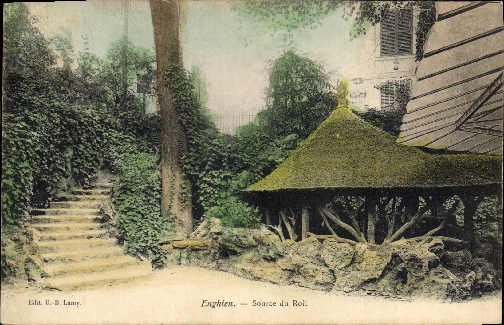CPA Enghien Source du Roi 