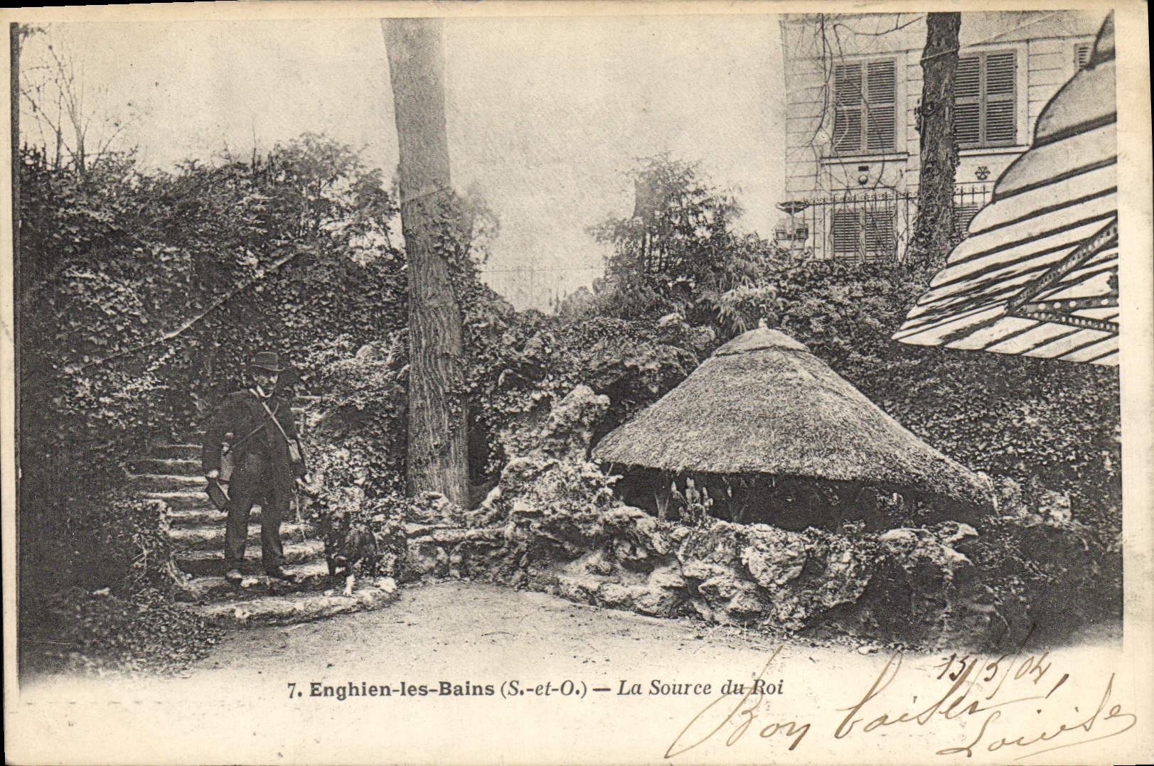 CPA Enghien les Bains S et O La Source du Roi 