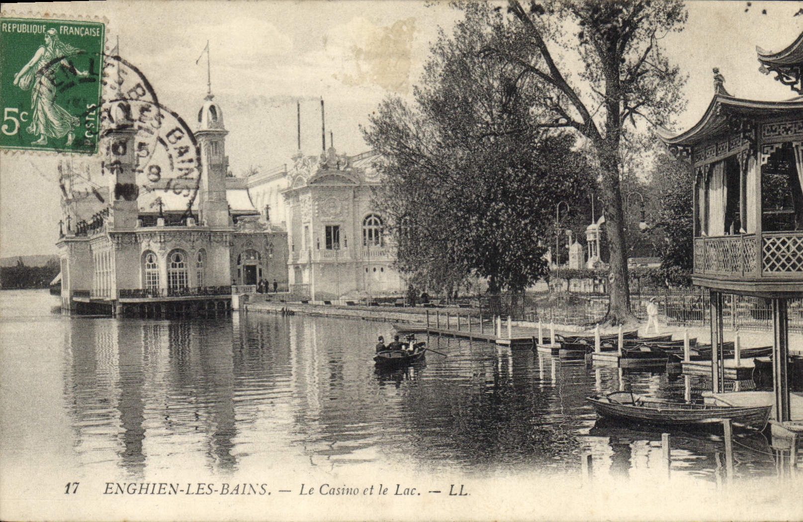 CPA Enghien les Bains Le Casino et le Lac 