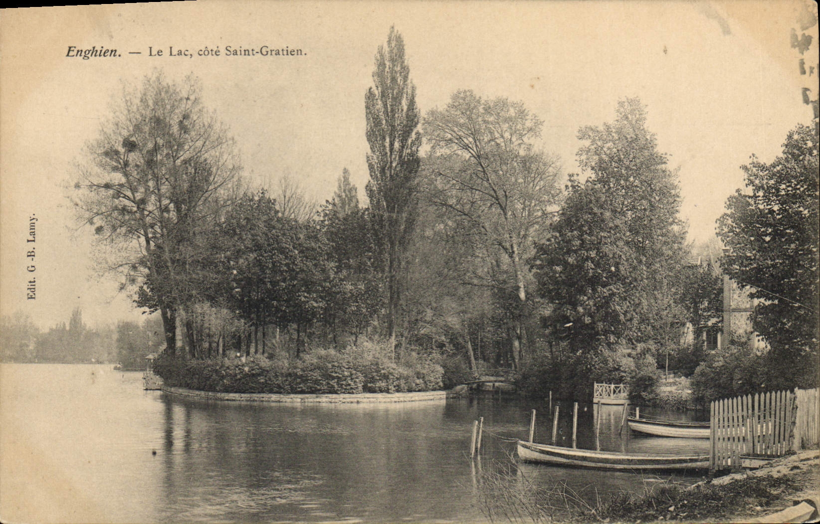 CPA Enghien Le Lac cote St Gratien 