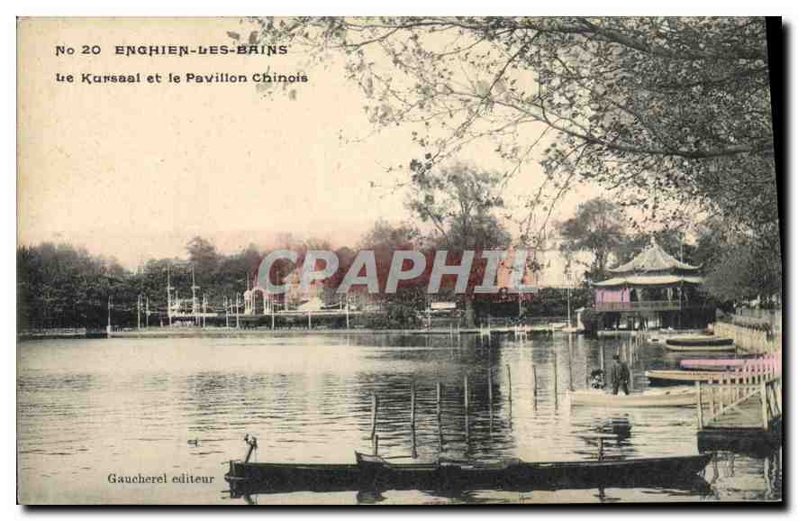 CPA Enghien les Bains Le Kursaal et le Pavillon Chinois 