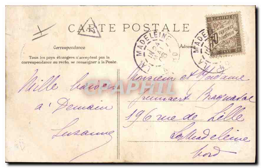 Enghien-les-Bains — Das Casino und der Kursaal — C.L.C. n°18 — Rückseite