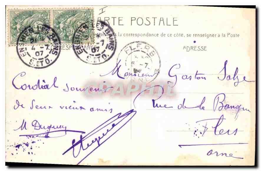 Enghien-les-Bains — Un Coucher de Soleil sur le lac, n°14 — Gaucherd, Editeur — Rückseite
