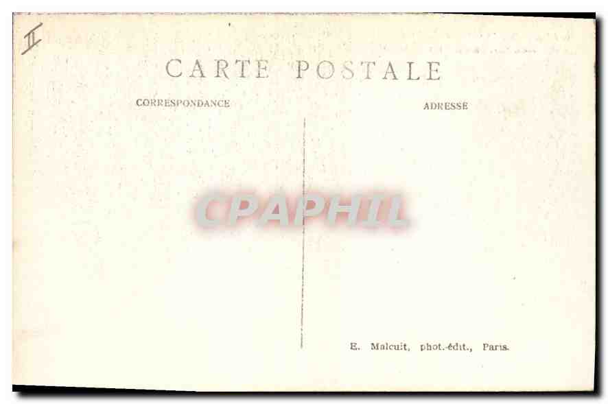 CPA Enghien les Bains Les Bords du Lac  — Verso