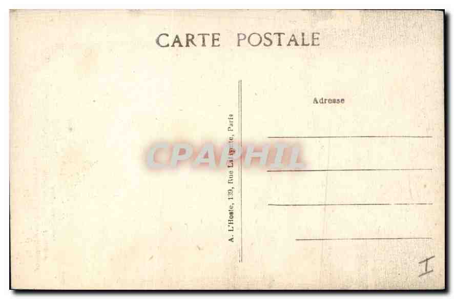 CPA Ecouen S et O Chateau de la Legion d'Honneur Interieur de la Chapelle Loge des ducs — Rückseite