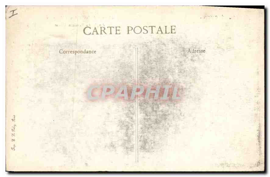 CPA Ecouen Chateau de la Legion d'Honneur Angle du Pavillon Ouest  — Rückseite