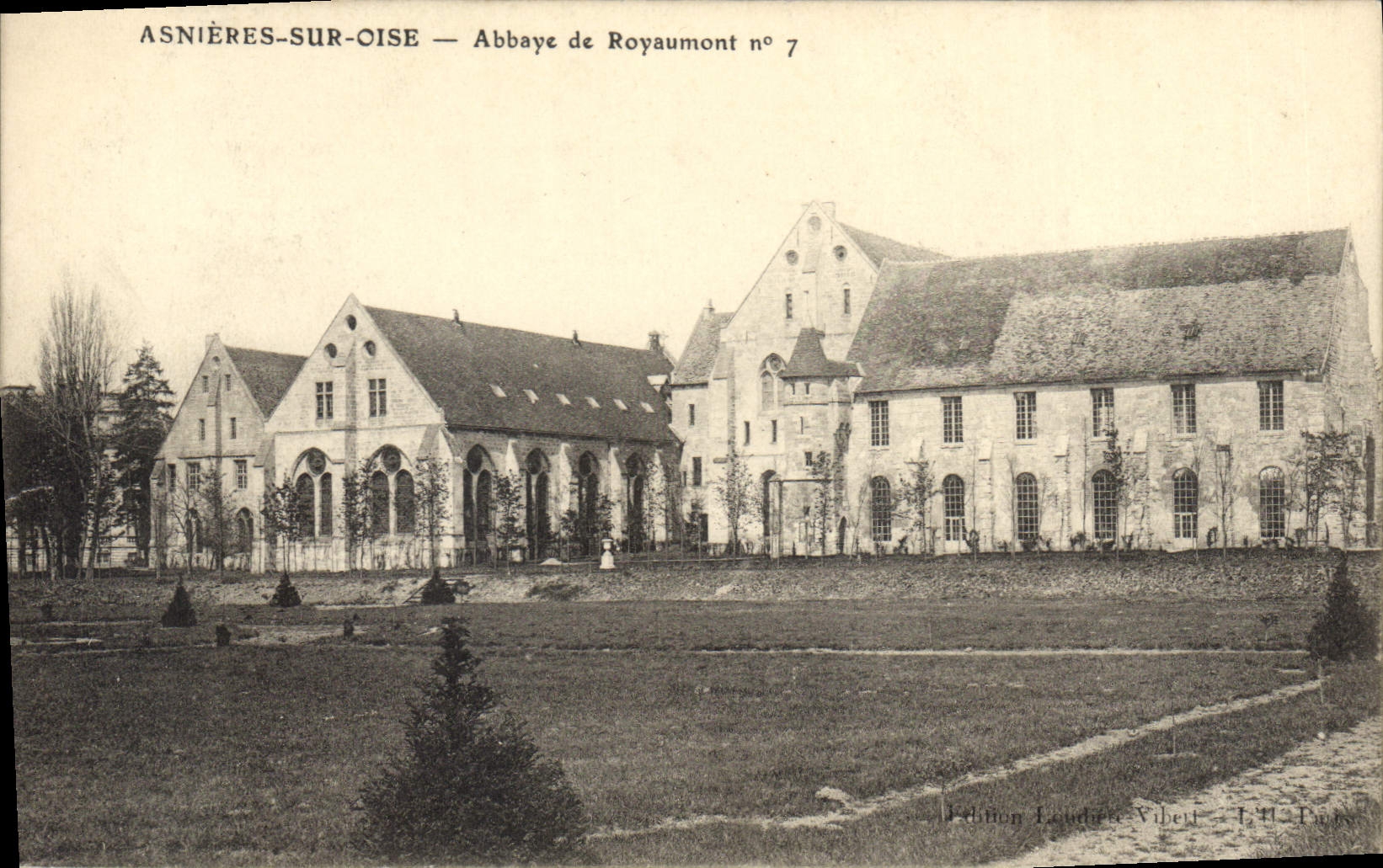 CPA Asnieres sur Oise Abbaye de Royaumont 