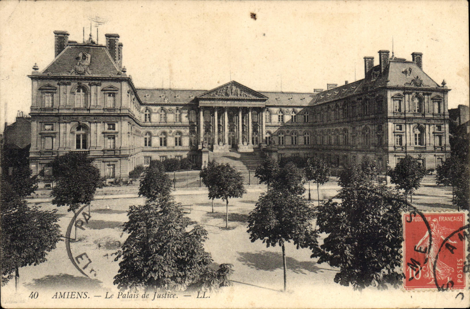 CPA Amiens Le Palais de Justice 
