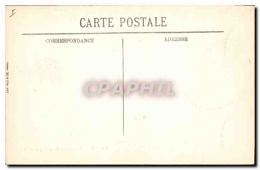 CPA Amiens La Bibliotheque  — Rückseite