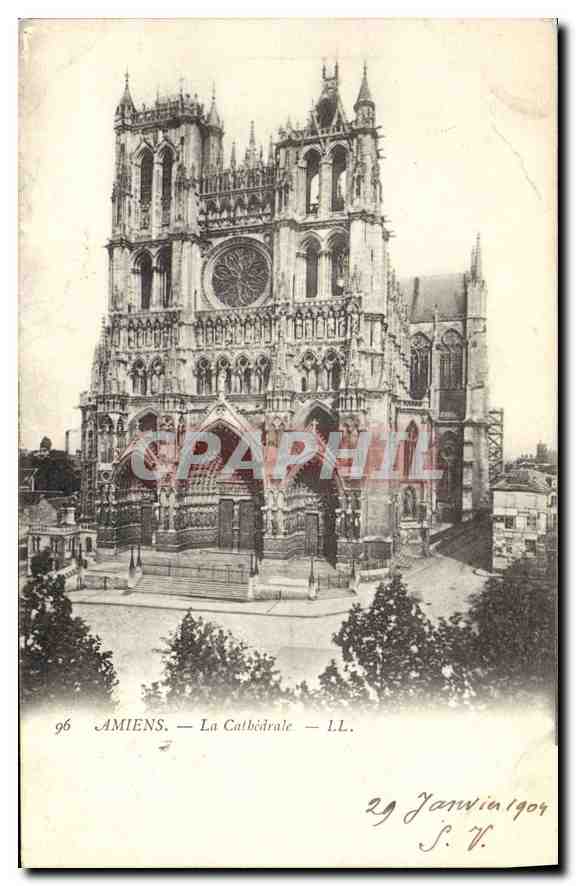 CPA Amiens la cathedrale 