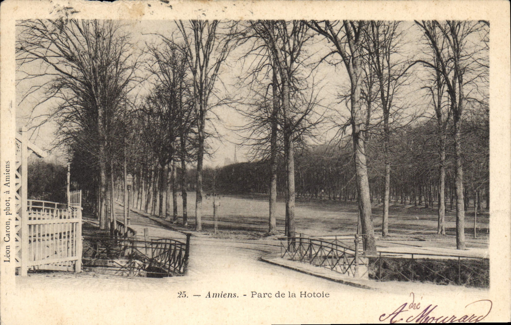 CPA Amiens parc de la hotoie 